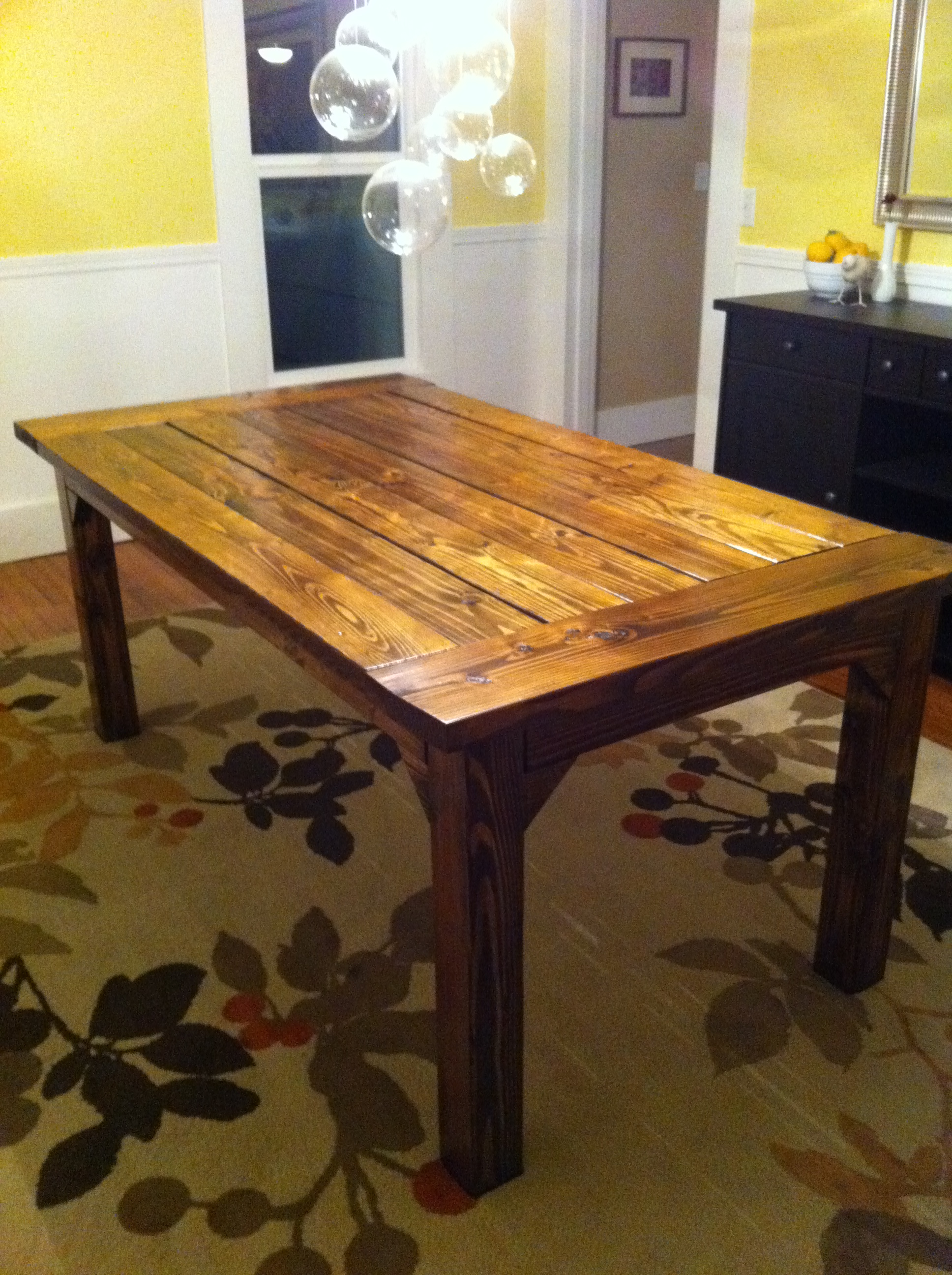 How To Build A Farmhouse Table DIY Project Aholic